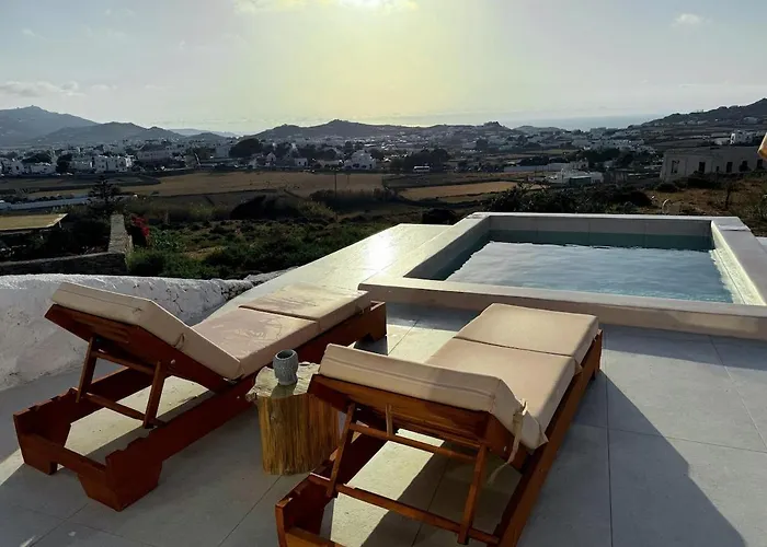 Дом отдыха Kukulu Luxury Pool - Mykonos Private Oasis Ано Мера